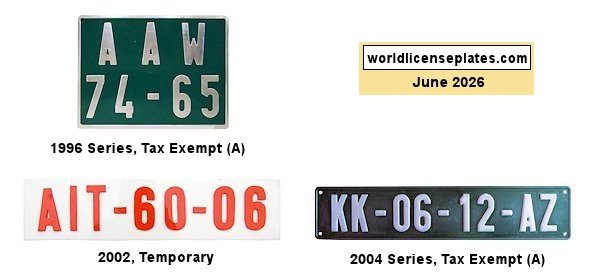 Non-Passenger/Other license plates