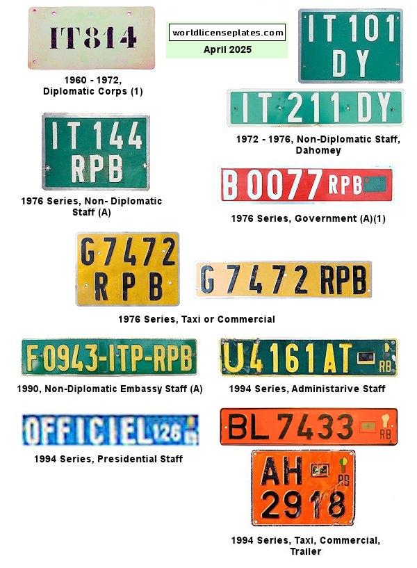 Non-Passenger/Other license plates