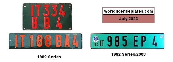 Temporary/Import license plates