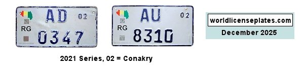 Motorcycle license plates