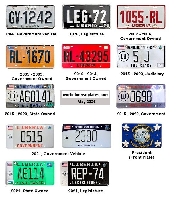 Government license plates