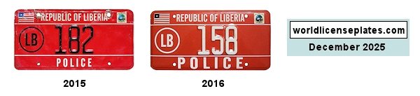 Police license plates