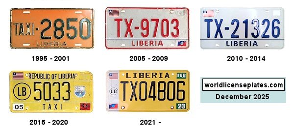 Taxi license plates