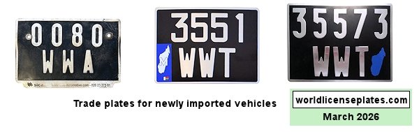 Non-Passenger/Other license plates