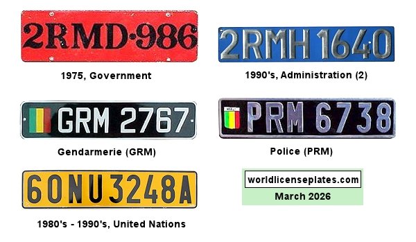Non-Passenger/Other license plates