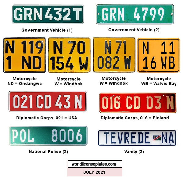 Non-Passenger/Other license plates