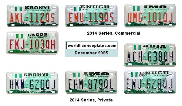 Motorcycle license plates