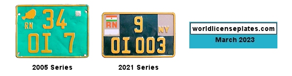 International Organization license plates