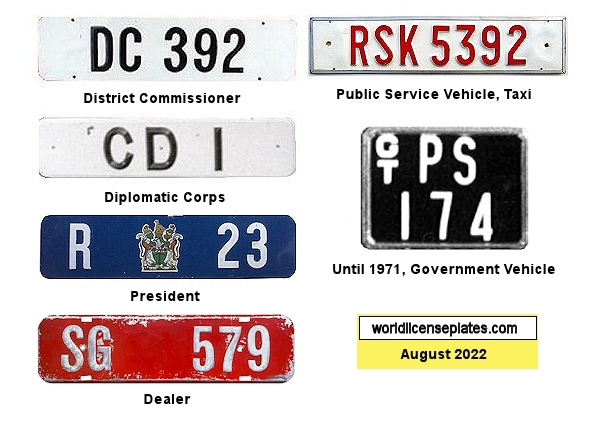Non-Passenger/Other license plates