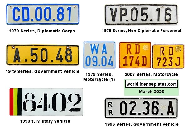 Non-Passenger/Other license plates