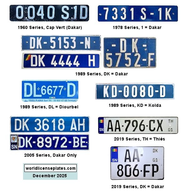 Private/Passenger license plates