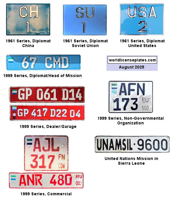 Non-Passenger/Other license plates