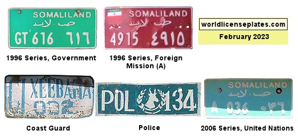 Miscellaneous/Other license plates