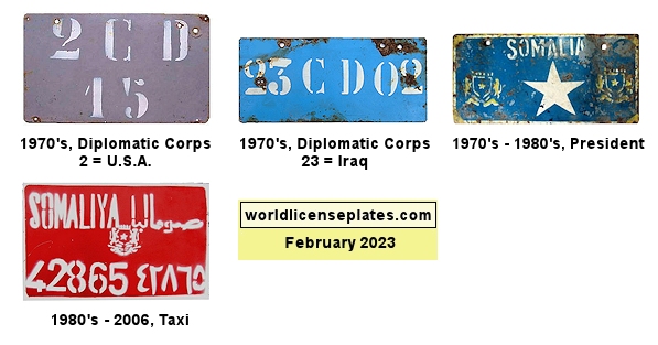 Non-Passenger/Other license plates