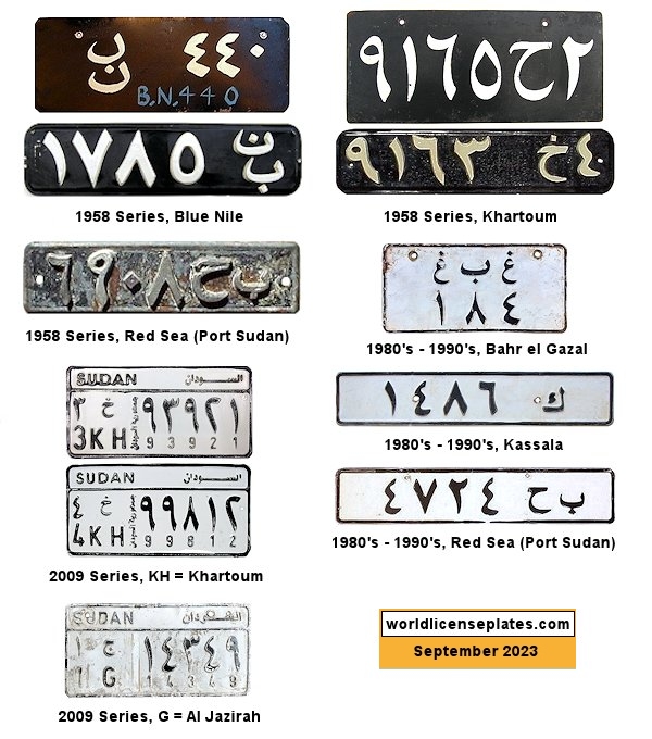 Private/Passenger license plates