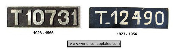 Tangier license plates