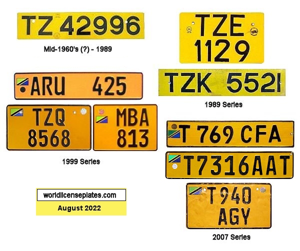 Private/Passenger license plates