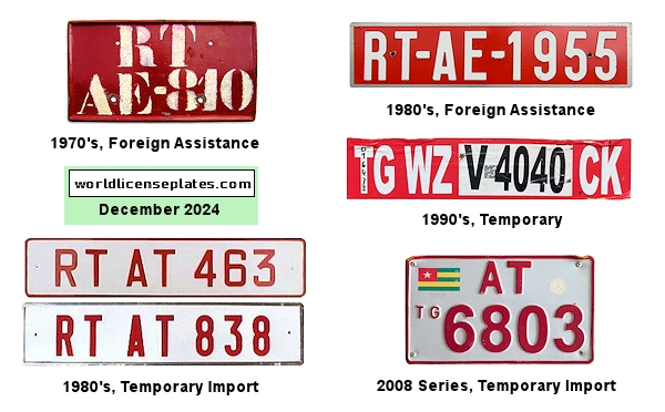 Foreign Assistance. Temporary Import license plates