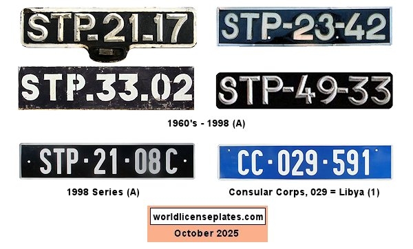 Various Vehicle Classes license plates