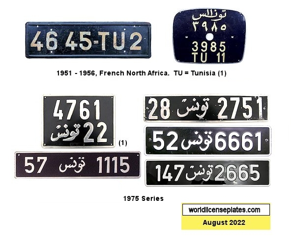 Private/Passenger and Commercial license plates