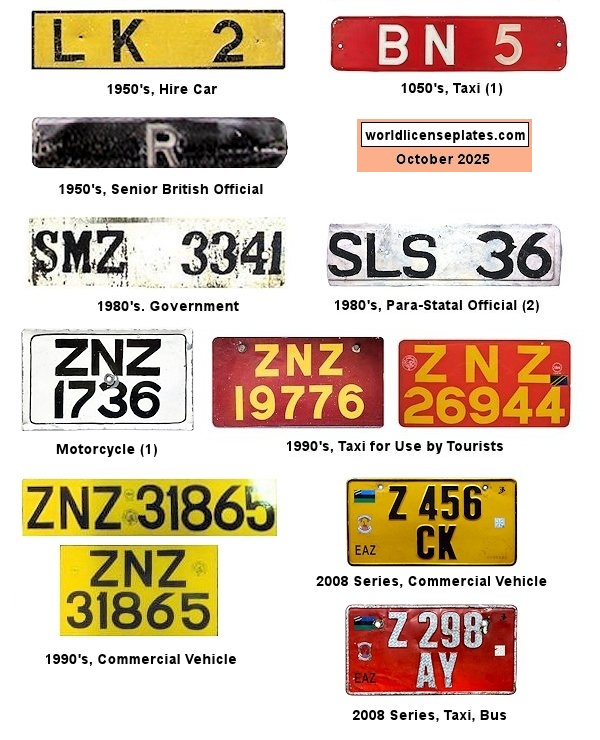 Other Vehicle Classes license plates