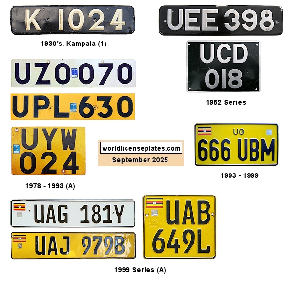 Private/Passenger license plates