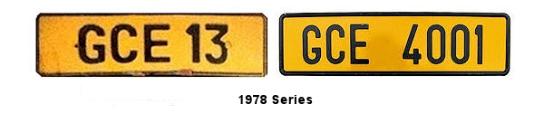 Private/Passenger license plates