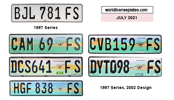 Private/Passenger license plates