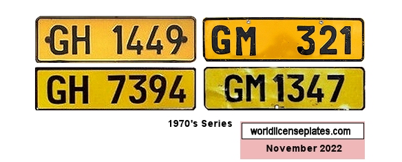 Private/Passenger license plates