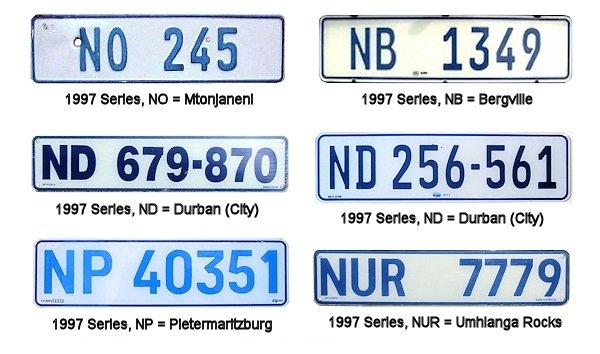 Private/Passenger license plates