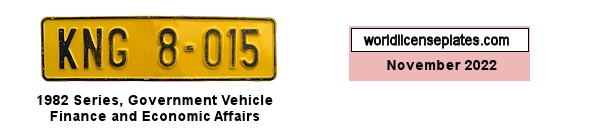 Non-Passenger/Other license plates
