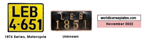 Non-Passenger/Other license plates