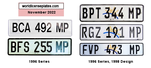 Private/Passenger license plates