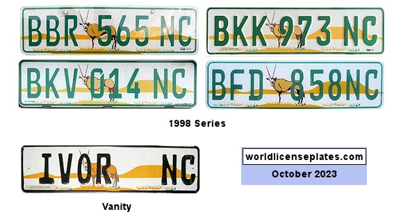 Private/Passenger license plates