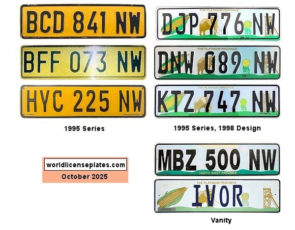 Private/Passenger license plates