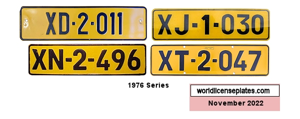 Private/Passenger license plates