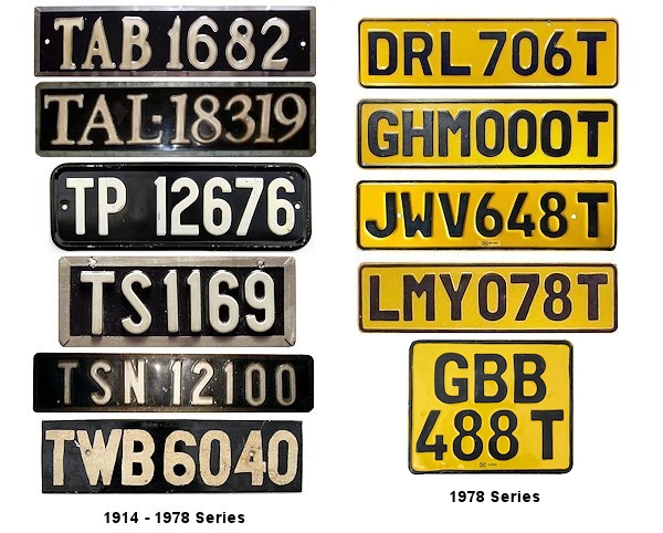 Private/Passenger license plates