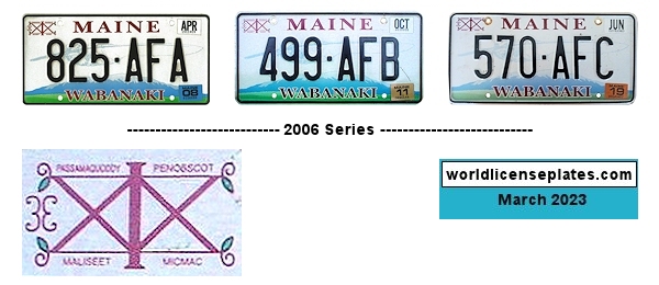 Wabanaki Tribes license plates
