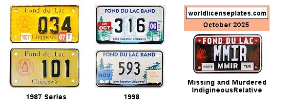 Motorcycle license plates