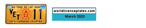 Veteran license plates