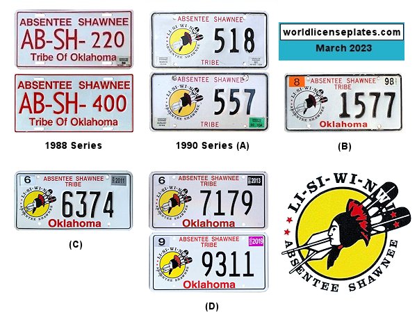 Private/Passenger license plates
