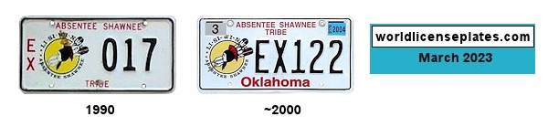 Tax Exempt Vehicle license plates