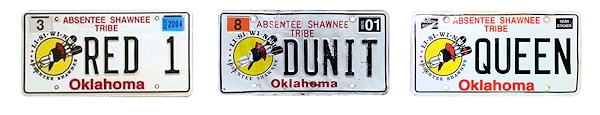 Vanity license plates