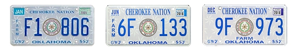 Farm Vehicle license plates