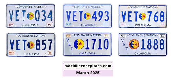 Veteran license plates