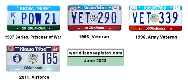 Veteran license plates