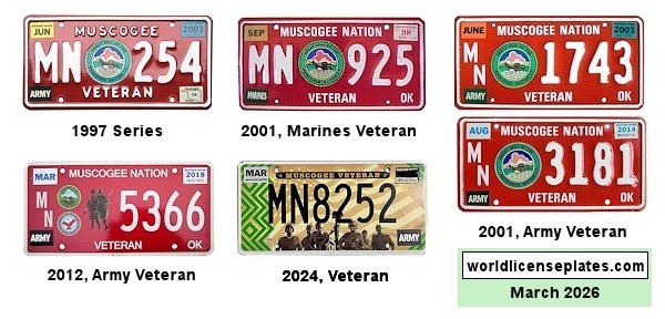 Veteran license plates