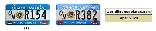 Recreational Vehicle license plates