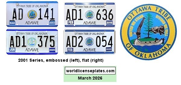 Private/Passenger license plates