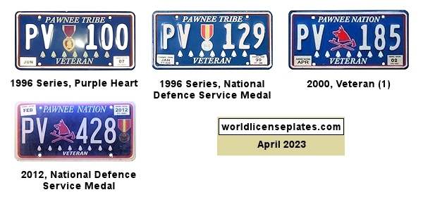 Veteran license plates